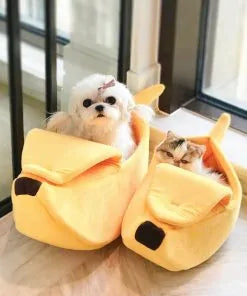 Load image into Gallery viewer, Funny Banana Cats Bed House
