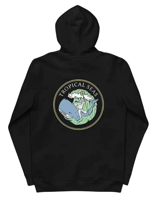Load image into Gallery viewer, Neptune’s Whale Ride Unisex essential eco hoodie
