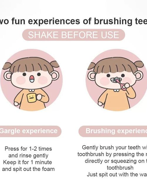 Load image into Gallery viewer, Children Mousse Toothpaste
