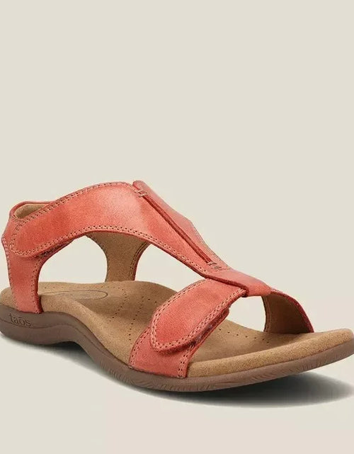 Load image into Gallery viewer, Women&#39;s Platform Wedge Velcro Strap Sandals

