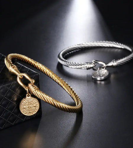 Saint Benedict Medal Charm Bracelets
