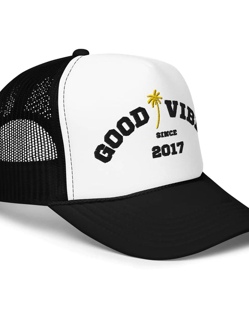Load image into Gallery viewer, Beachy Good Vibes Foam Trucker Hat
