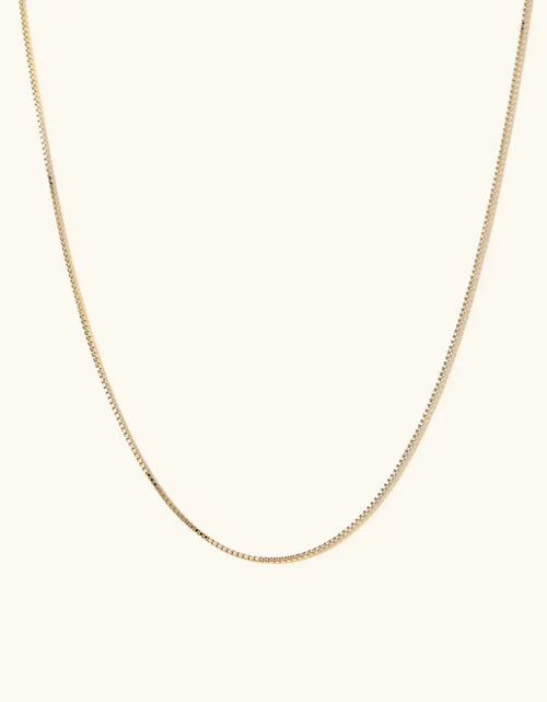 Load image into Gallery viewer, Baby Box Chain Necklace
