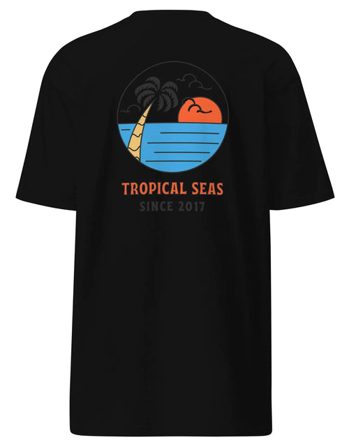 Load image into Gallery viewer, Men’s Premium Palm Paradise Heavyweight T-shirt

