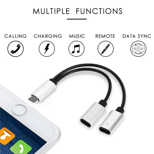 Load image into Gallery viewer, Dual Music &amp; Charging Adapter

