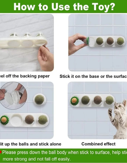 Load image into Gallery viewer, Catnip Wall Ball Toys For Cats

