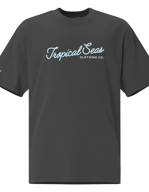 Load image into Gallery viewer, Oversized Tropical Seas Printed Faded T-shirt
