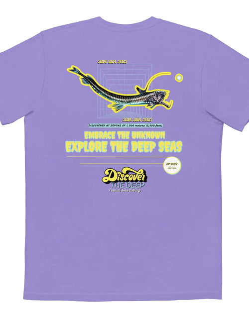 Load image into Gallery viewer, Discover the Deep Viperfish pocket t-shirt
