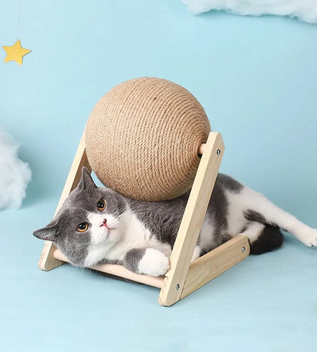 Cat Scratching Ball