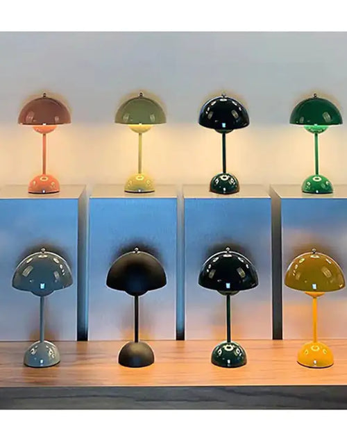 Load image into Gallery viewer, Flowerpot Rechargeable Mushroom Table Lamp
