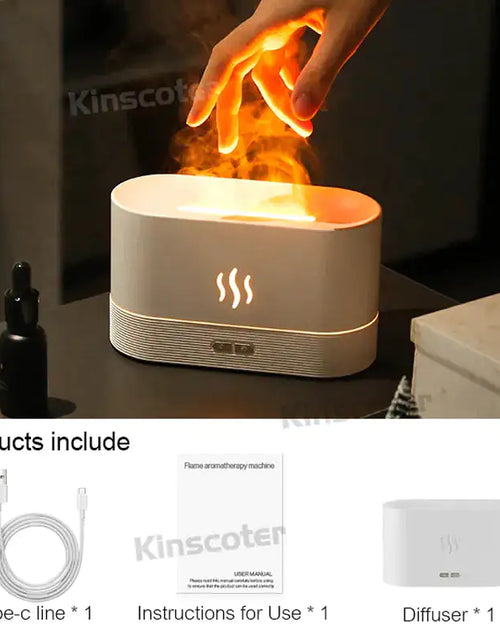 Load image into Gallery viewer, Flame Mist Aroma Diffuser
