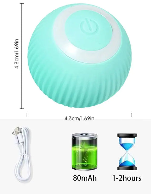 Load image into Gallery viewer, Electric Dog Toys Smart Puppy Ball Toys For Cat Small Dogs Funny Auto Rolling Ball Self-moving Puppy Games Toys Pet Accessories
