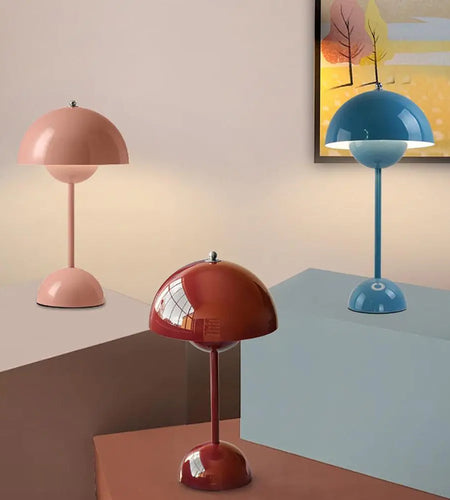 Flowerpot Rechargeable Mushroom Table Lamp