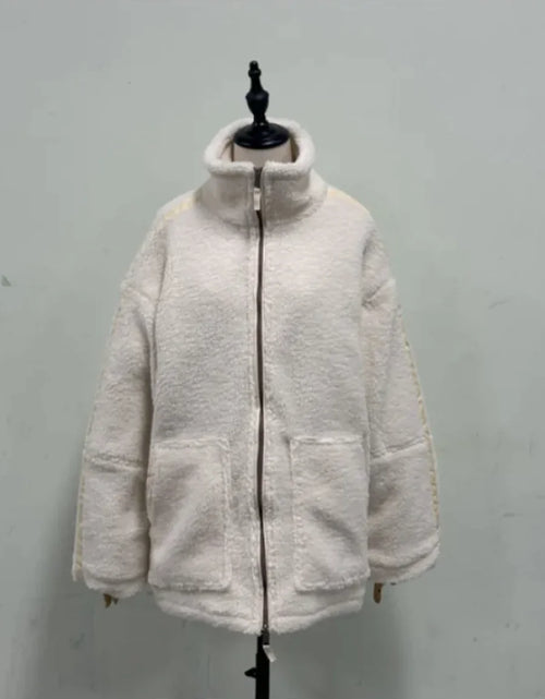 Load image into Gallery viewer, New Fashion Loose Anti-Cashmere Zipper Jacket
