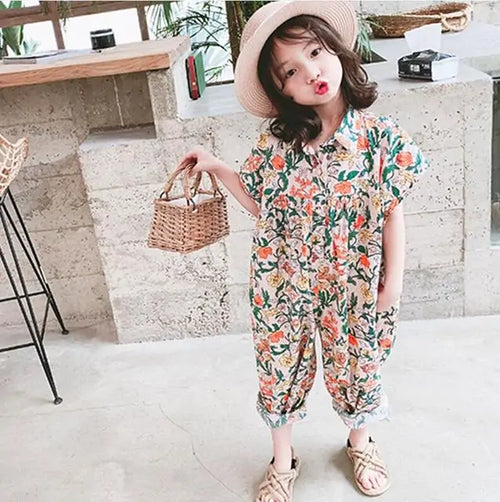 Load image into Gallery viewer, Summer Floral Pant For Children
