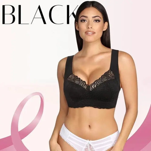 Load image into Gallery viewer, Seamless Lace Cut-Out Bra
