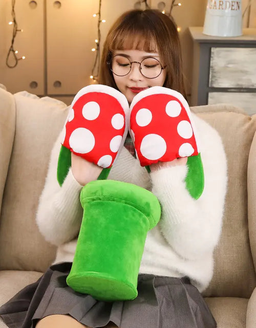 Load image into Gallery viewer, Cannibal Flower Plush Shoes

