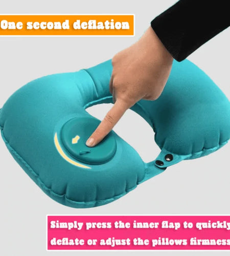 Magic Inflating Neck Pillow