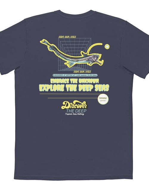 Load image into Gallery viewer, Discover the Deep Viperfish pocket t-shirt
