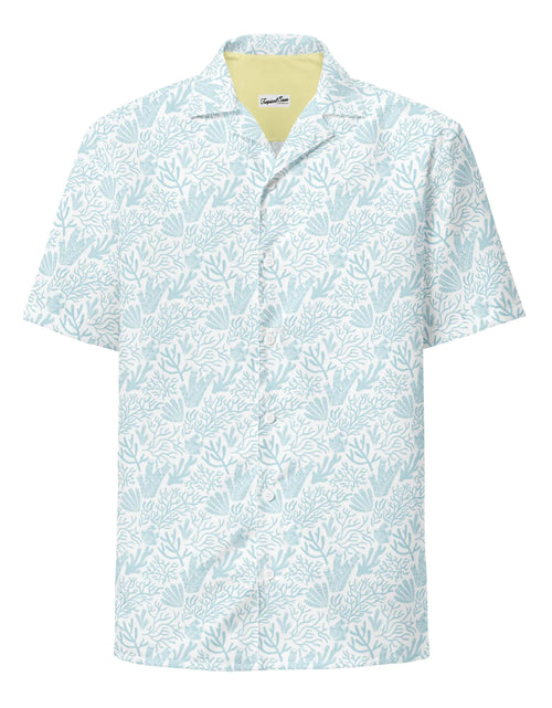 Load image into Gallery viewer, Coral Reef Resort Button Down Hawaiian Shirt - Coastal Summer 2024 Collection
