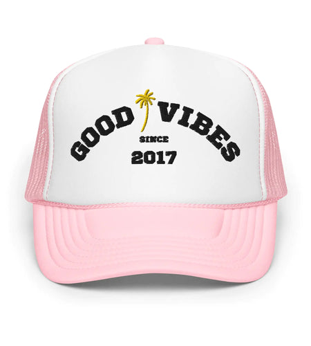 Beachy Good Vibes Foam Trucker Hat