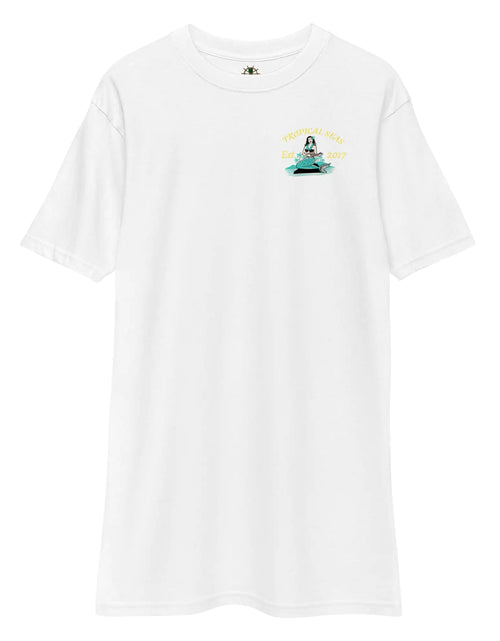 Load image into Gallery viewer, Men&#39;s Premium Hula Beach Tropical T-shirt
