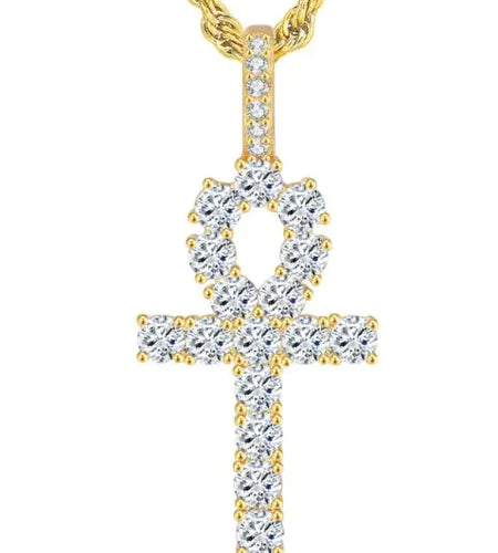 Hip Hop Cross Necklace