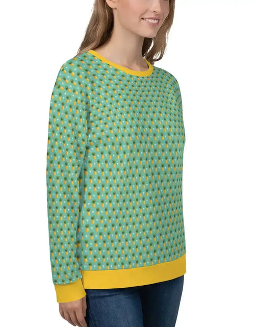 Load image into Gallery viewer, Women&#39;s Tropical Pineapple Print Sweatshirt
