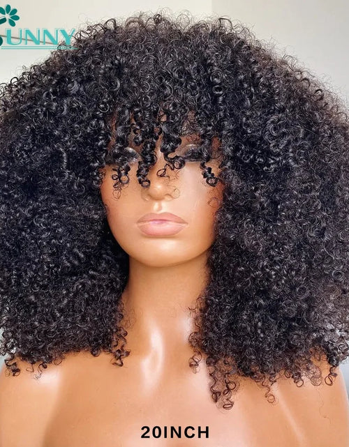 Load image into Gallery viewer, Curly Wig With Bangs
