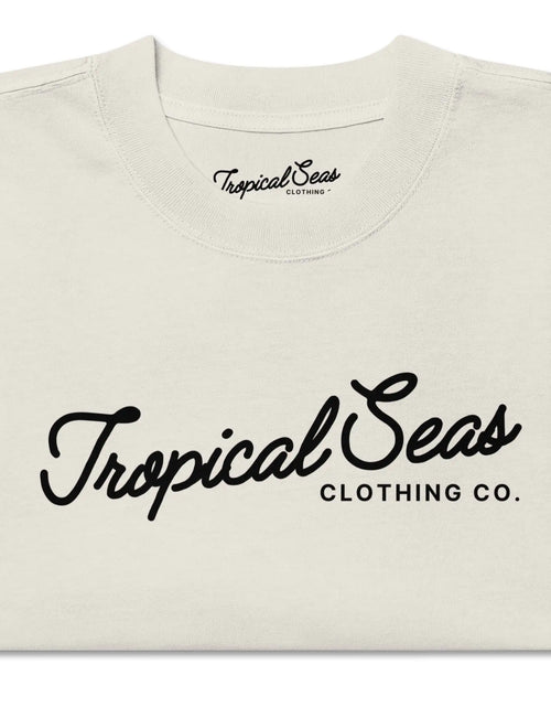 Load image into Gallery viewer, Oversized Tropical Seas Printed Faded T-shirt

