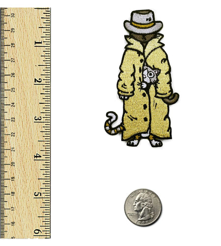 Trench Coat Cats Patch