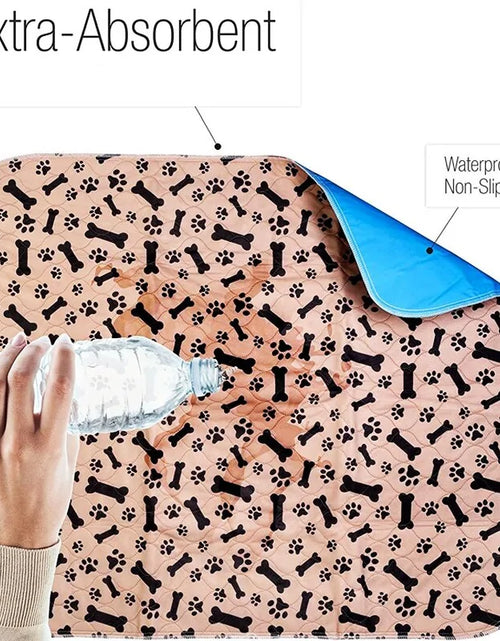 Load image into Gallery viewer, Reusable Dog Bed Mats Dog Urine Pad
