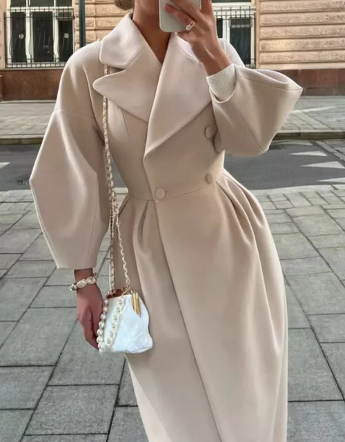 Load image into Gallery viewer, Vintage Lantern Sleeve Lapel Jacket

