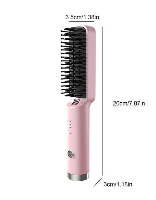 Load image into Gallery viewer, Fast Heated Straightener Brush Hair
