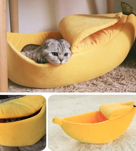 Funny Banana Cats Bed House