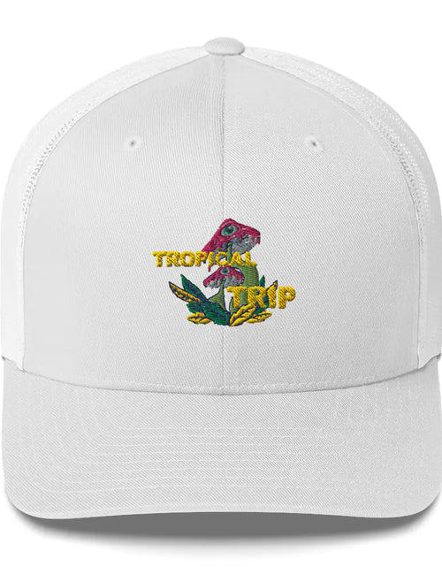Load image into Gallery viewer, Tropical Trip Trucker Hat
