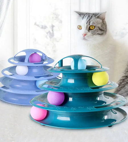 Tower Tracks Toy for Cats