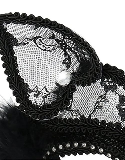 Load image into Gallery viewer, Lace Cats Eye Mask
