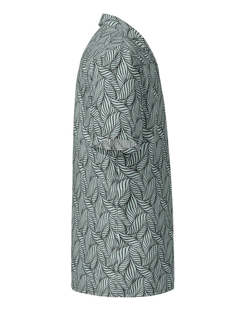 Load image into Gallery viewer, Grey Palm button shirt
