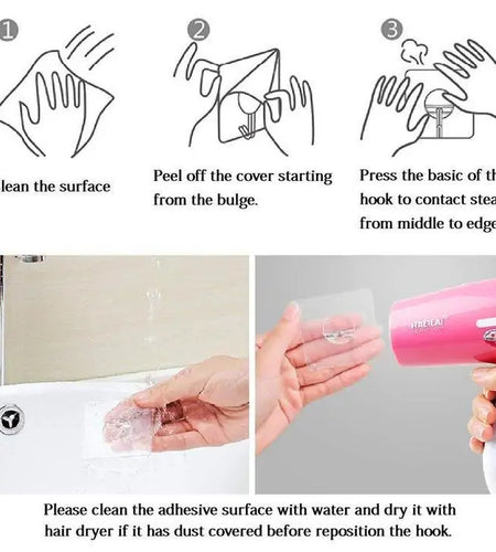 360 Rotating Suction Hook