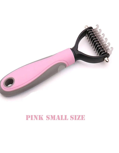 Load image into Gallery viewer, Precise Hair Removal Comb: Dematting and Deshedding Grooming Tool for Dogs and Cats
