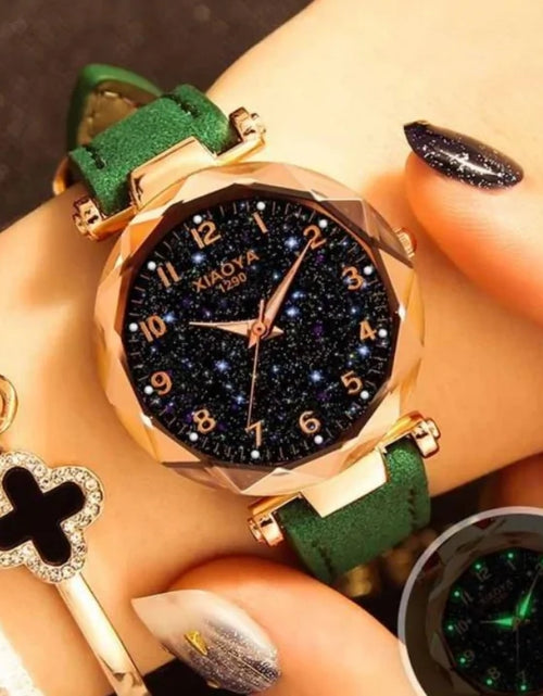Load image into Gallery viewer, Premium Leather Star Sky Watch
