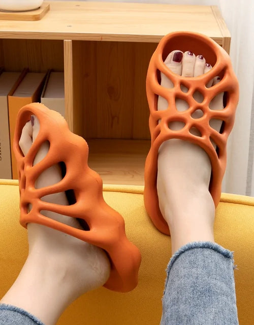 Load image into Gallery viewer, Cut Out Platform Slippers
