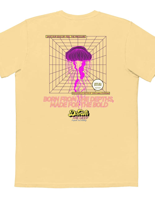 Load image into Gallery viewer, Discover the Deep Deep-sea Jellyfish Pocket T-shirt
