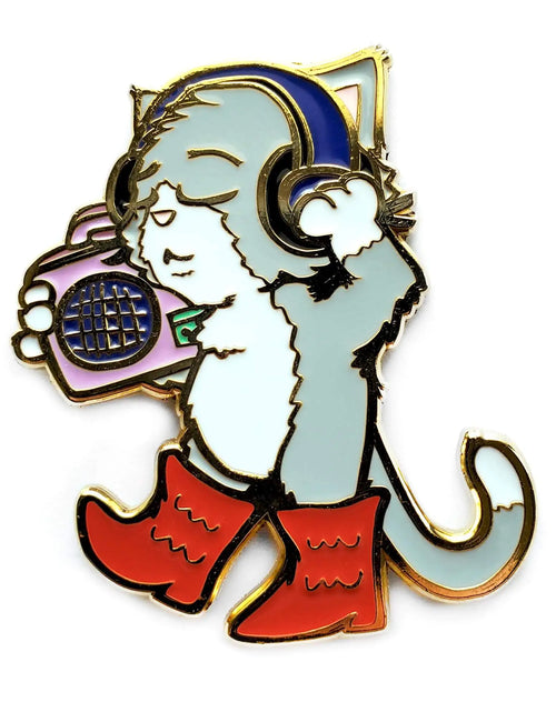 Load image into Gallery viewer, Boots and Cats Pin
