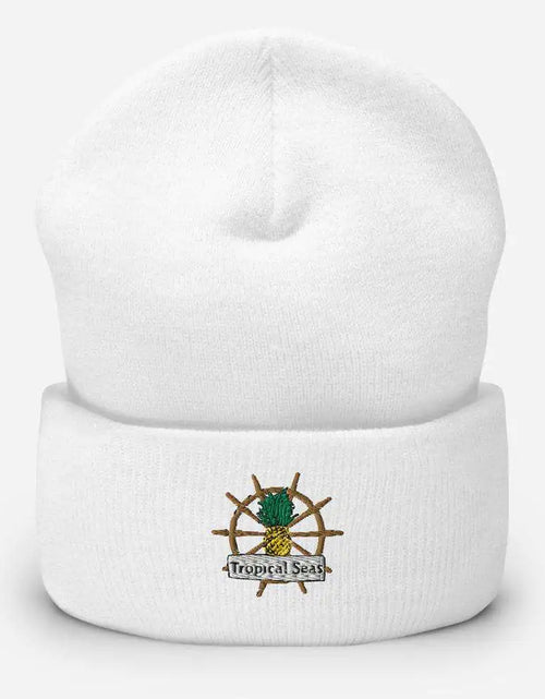 Load image into Gallery viewer, OG Tropical Seas Cuffed Beanie

