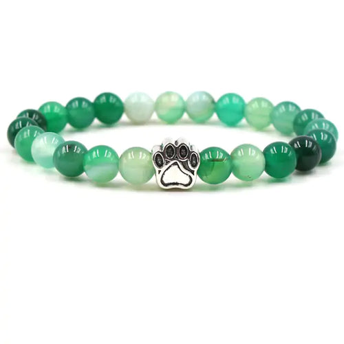 Load image into Gallery viewer, Pet Footprint Stone Bracelets
