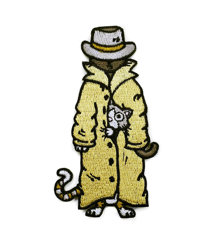 Trench Coat Cats Patch