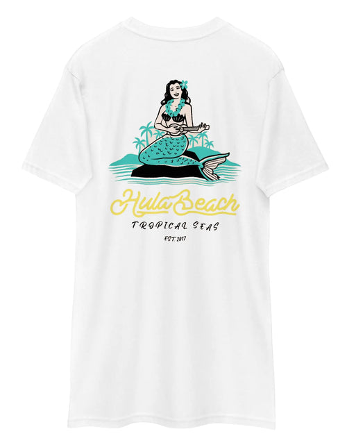 Load image into Gallery viewer, Men&#39;s Premium Hula Beach Tropical T-shirt
