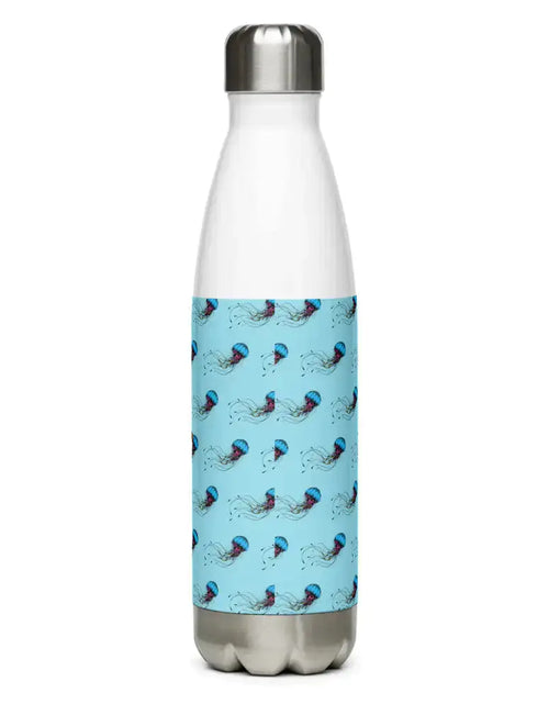 Load image into Gallery viewer, Tropical Seas Jellyfish Stainless Steel Water Bottle
